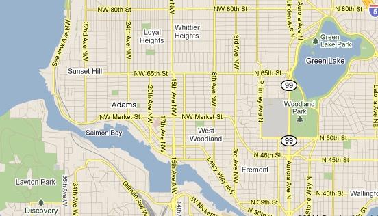 Ballard Tourist Map